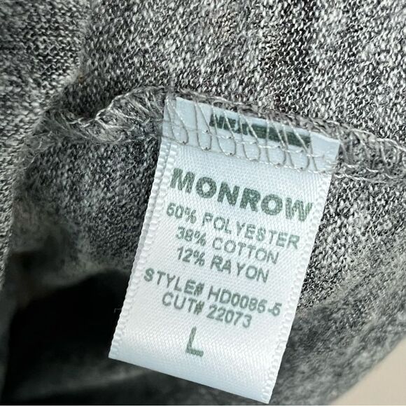 Monrow Gray Star Print Midi Dress - Picture 9 of 9